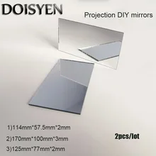 2 шт./лот, оптические зеркала, отражатели, первая передняя поверхность, зеркала, DIY аксессуары для проектора, высокая отражательная способность, отражатель проектора