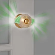Fluorescent door knob Dust covers Round Wall Protector Door Handle Bumper Guard Stopper Baby Safety Supplies Crash Pad Safety