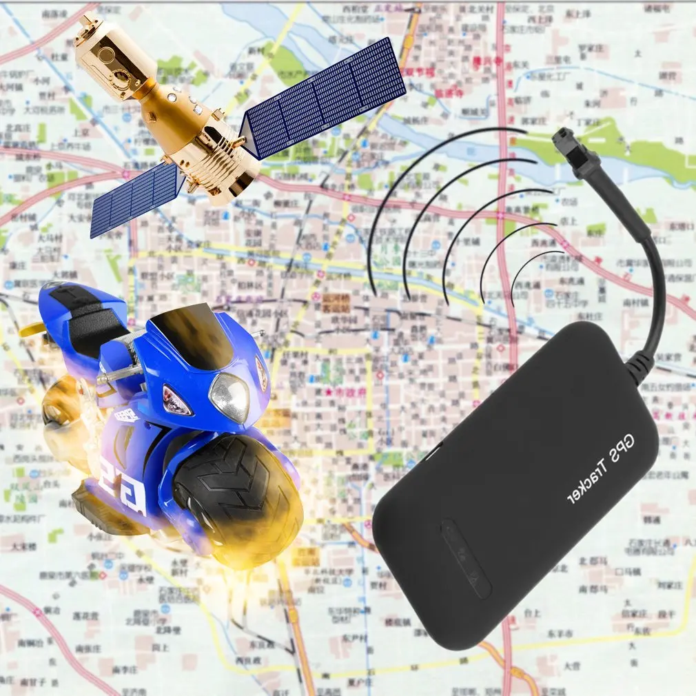 Аварийный диапазона квада встроенные антенны автомобиля gps трекер GT02A Google ссылка GSM/SMS/GPRS онлайн отслеживание в реальном времени