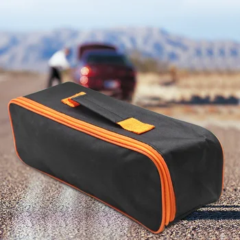 

Multifunctional Vacuum Cleaner Tool Bag Zipper Closure With Handle Portable Pouch Carring Black Car Storage Case Practical