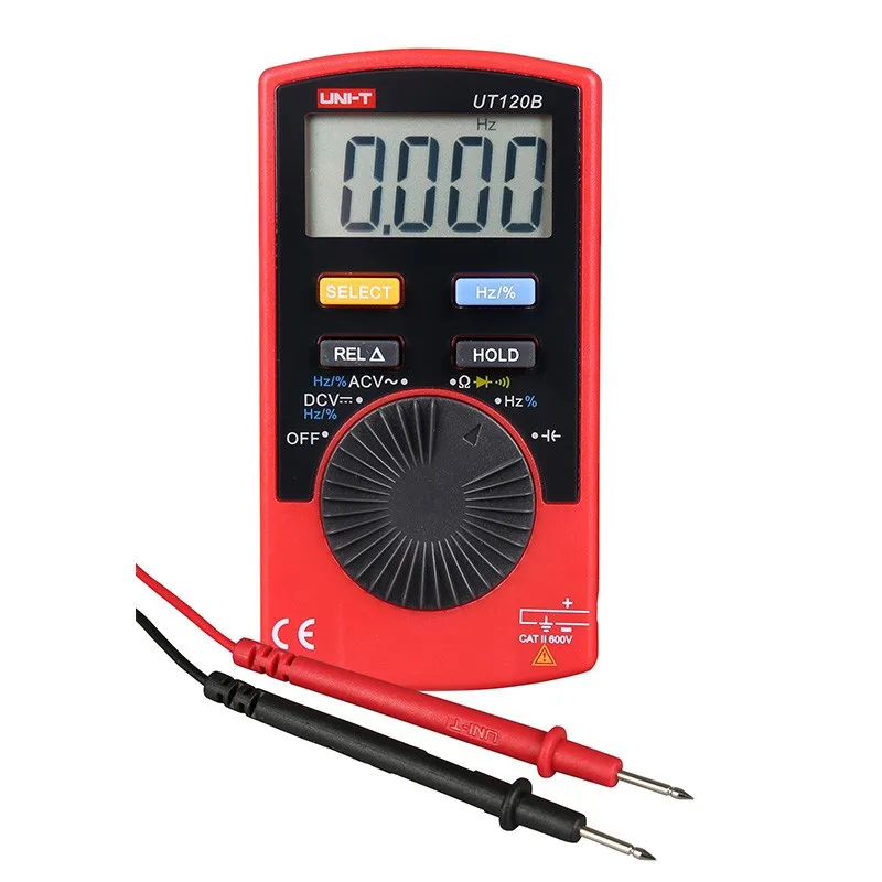 UNI-T UT120B Pocket Size Type Auto-range DMM Digital Multimeters AC/DC frequency multimeter Ammeter Multitester