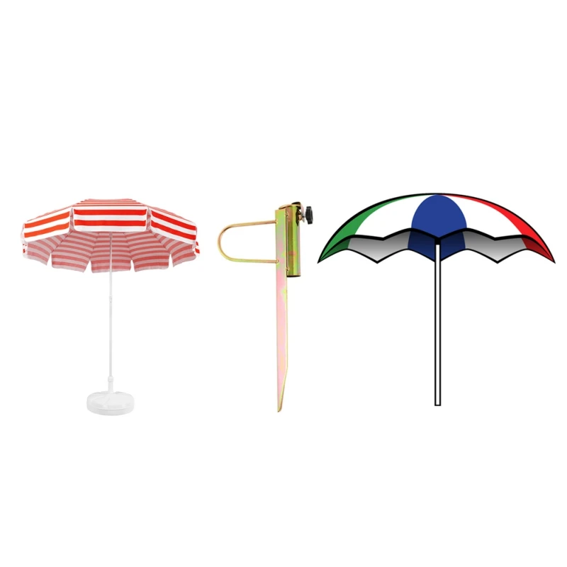 Горячая 1 шт. пляжные зонты большой грунт ногтей аксессуары для газона Открытый Садовые принадлежности