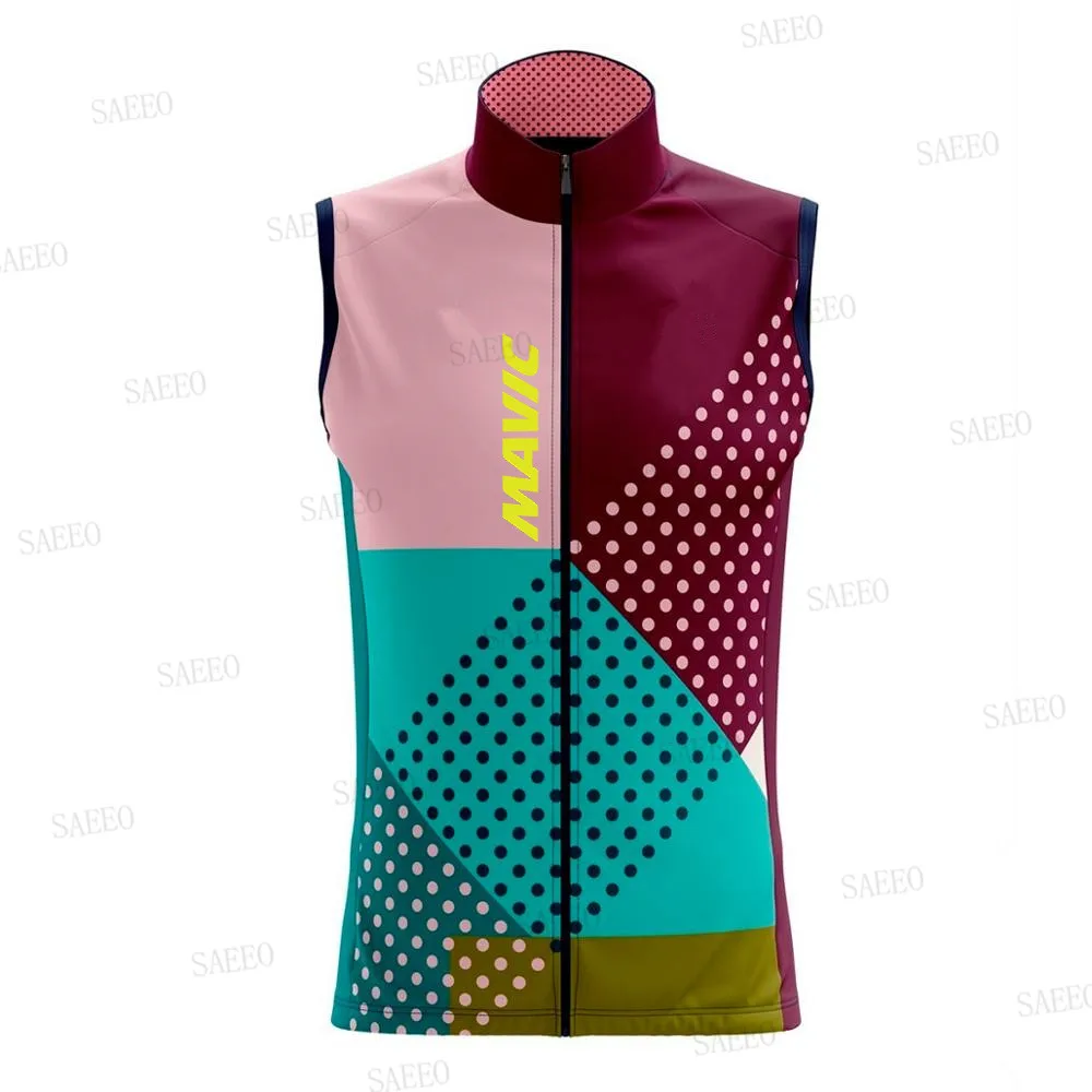 MAVIC 2021 Pro team Cycling Vest Windstopper Windproof Bicycle Vest sleeveless lightweight breathable Bicycle Jersey Ciclismo