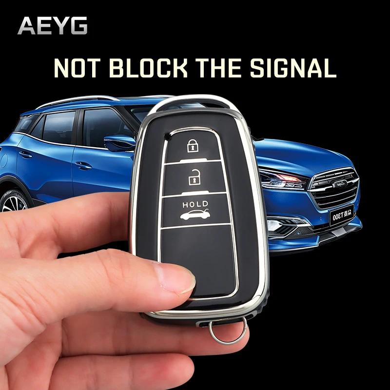 Fashion TPU Car Key Case Full Cover Shell For Toyota Prius Camry Corolla CHR C-HR RAV4 Land Cruiser Prado Keychain Accessories car key shell