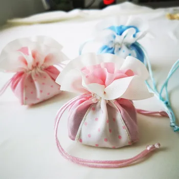 

Drawstring Candy Gift Bag Kids Birthday Sweet Bags Sacks Jewelry Small Things Package Box Pocket Wedding Candy Pouch 30pcs/lot