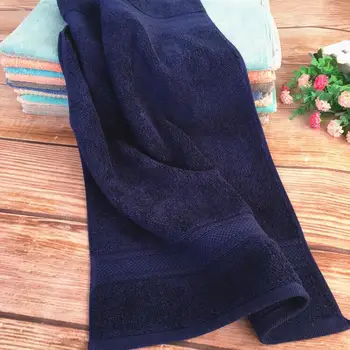 

Thick Towel European And American Style Class A Non-Formaldehyde Untwisted Yarn Soft Plain Color Pure Cotton Towel Pillow Case 7