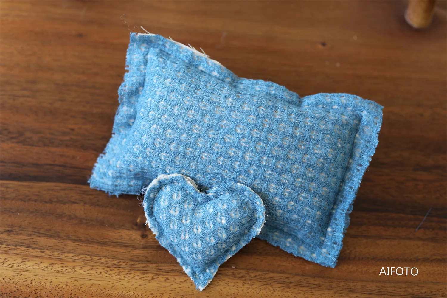 Newborn Photography Props Patchwork Heart Lovely Toy Posing Mini Pillow Baby Photo Props for Photography Fabric Accessories Set 6