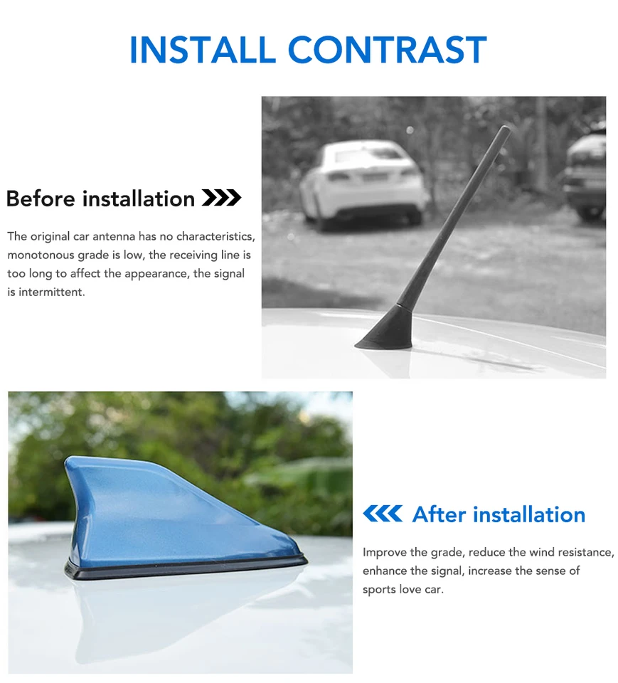 40cm AM/FM Roof Antenna Rod – Fits Toyota Avensis, Yaris, Aygo & More