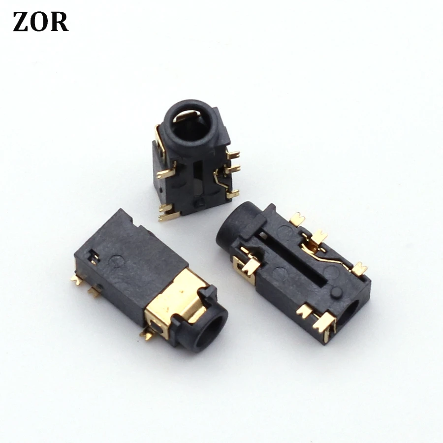10PCS35mmFemaleAudioConnector6PinSMTSMDHeadphoneJackSocket