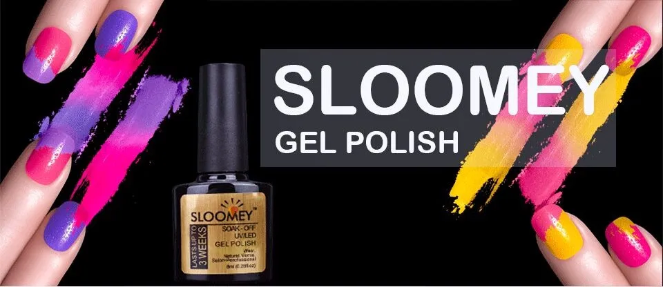 SLOOMEY Горячая один шаг 3 в 1 лак для ногтей апгрейд Полупостоянный нет необходимости топ и Базовое покрытие Lucky All для ногтей лак