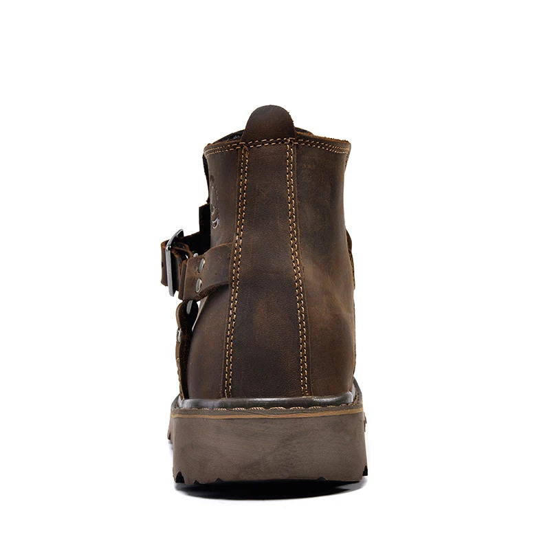 Модная обувь из натуральной кожи Для мужчин женские ботинки весна теплые зимние ботинки Для мужчин высокое качество дышащая ковбойские сапоги мужские ботинки; Botas