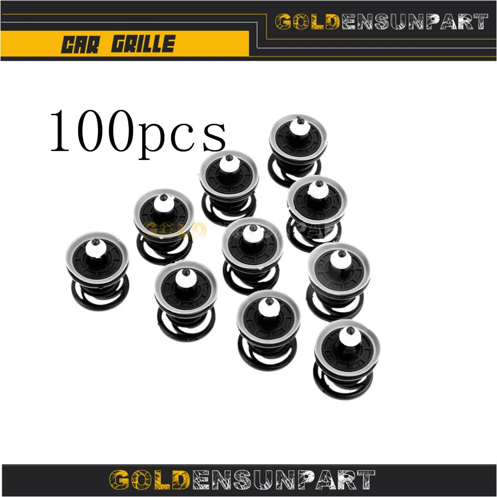 

7L6 868 243 100Pcs Interior Door Trim Panel Push Type Fastener Clips w/ Sealer For VW Passat Golf MK6 Polo Audi A4 A5 A6 Q3