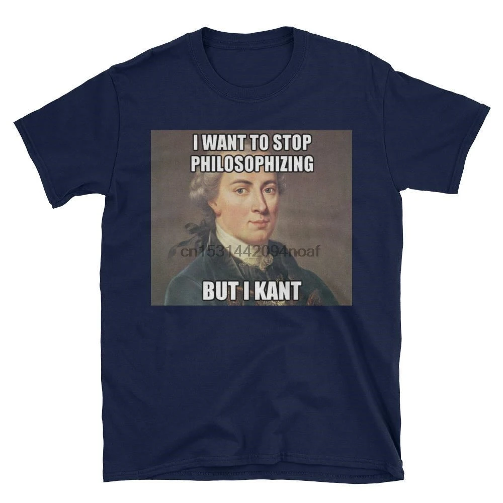 Stam binair Onrecht Funny Philosophy Immanuel Kant Internet Meme T Shirt(1) - Tailor-made  T-shirts - AliExpress