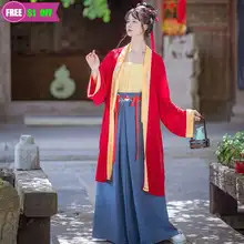 

Chinese Style Hanfu Lady Elegant Clothing Ancient Chinese Hanfu Song Dynasty Cosplay Costume Party Stage Performance Suit