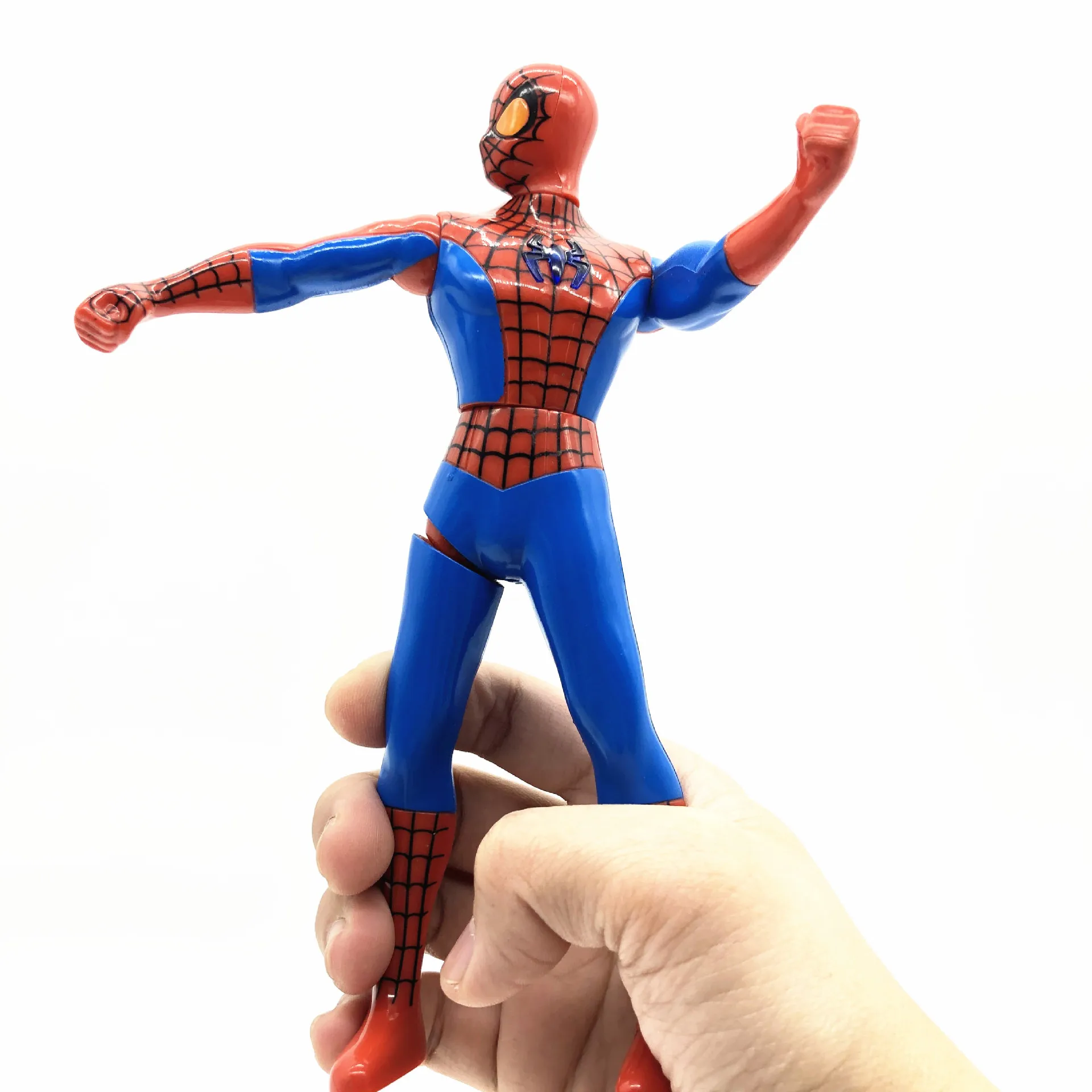 Interesting Manual Rotation Toy Spiderman Iron Man Hulk Captain America Action Figure Model Anime Disney Dolls Toys for Kids |
