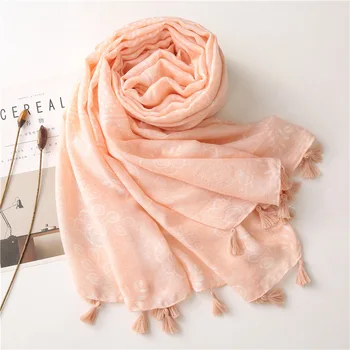 

2020 Fashion Bandana Scarves Viscose Shawl Scarf Women High Quality Winter Wrap Pashmina Stole Bufandas Muslim Hijab Foulard
