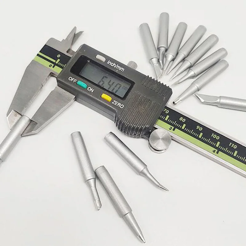 5 шт. матовые бессвинцовые наконечники паяльника 900M T I B K 3C 2.4D для Hakko Eruntop 936 8586
