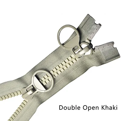 Meetee 2 шт. 70-120 см 15# Смола двойная открытая Одиночная открытая молния открывающаяся Автоматическая застежка-молния для пуховика DIY аксессуары для багажа ZA064