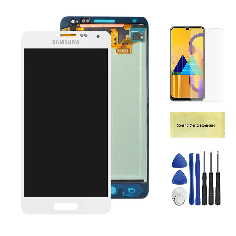 Протестированный AMOLED lcd s для samsung Galaxy Note 4 Mini Alpha G850F G850M ЖК-дисплей кодирующий преобразователь сенсорного экрана в сборе Замена