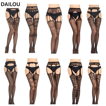 

New Black Cute Sexy Pantyhose Woman Happy Funny Cute Fishnet Stockings Sweet Lace Flower Knee High Socks Girls Christmas Gifts