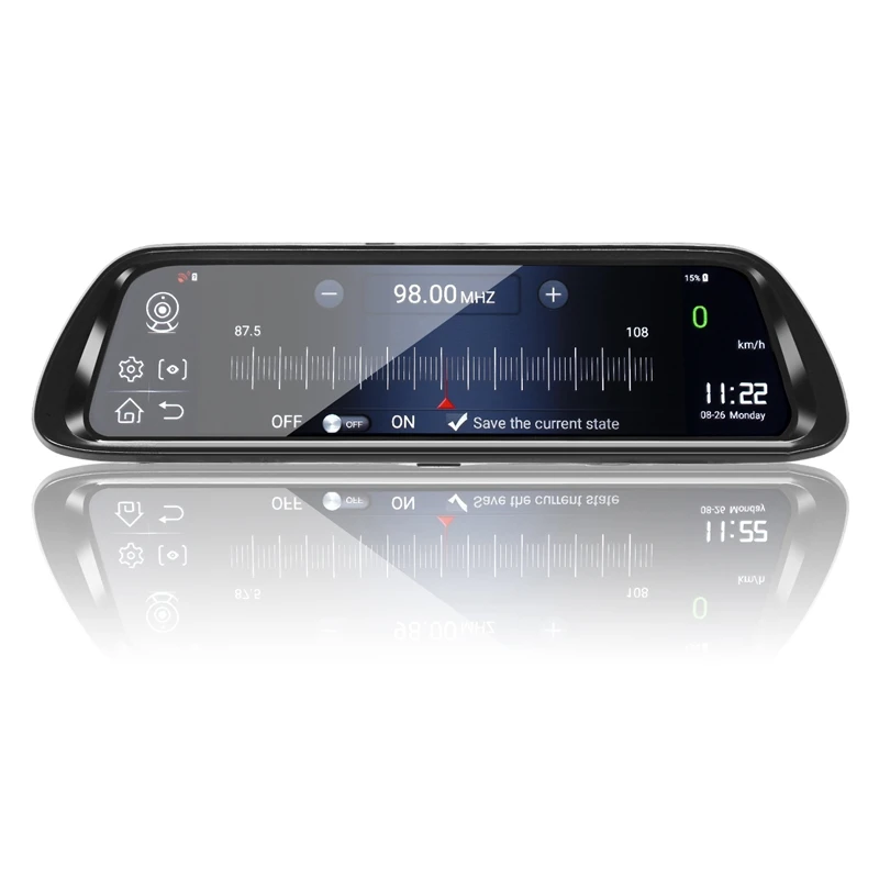  Android 8.1 Auto DVR GPS Navigator Kamera 10 Zoll FHD 1080P Stream Media Rückspiegel 4G GPS Spiegel