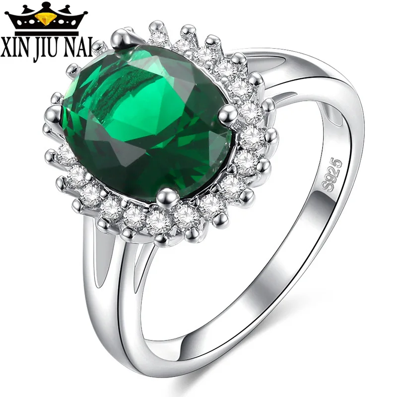 Женское кольцо из серебра 925 пробы с белым кристаллом | Украшения и аксессуары
