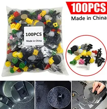 

100pcs Universal Mixed Clips Car-styling For Mini Cooper One S R55 R57 R58 R59 R60 Clubman Countryman JCW F55 F56 R56 R61 Roadst