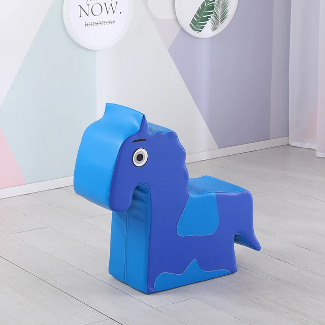 YLWCNN Soft Rocking Game Early Education Hall Children Soft Bag Seat Stool Animal Sports Toy Foam Horse Teaching Toy Preschooler 2