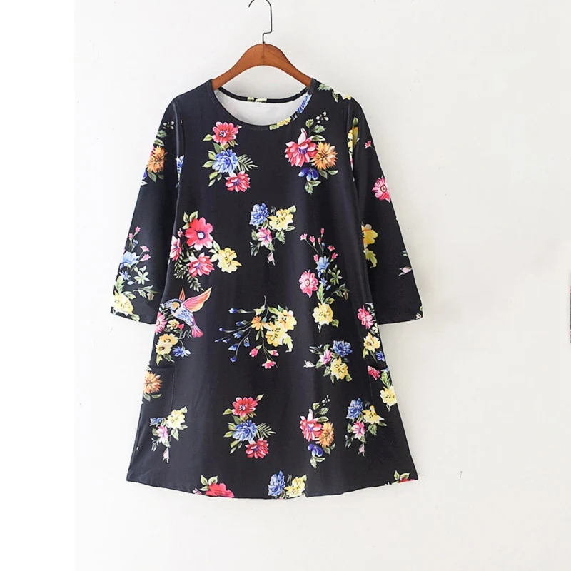 

WEIXINBUY Family Matching Dress for Fashion Spring Autumn Mother Daughter Clothes Family Clothing Outfits
