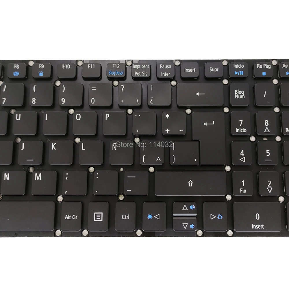 Teclado Substituto r5 571 Teclado Retroiluminado para Acer Aspire R15 r5 571t 51cb la Preto Latin Partes Originais Lv5p A52bwl - Imagem 5