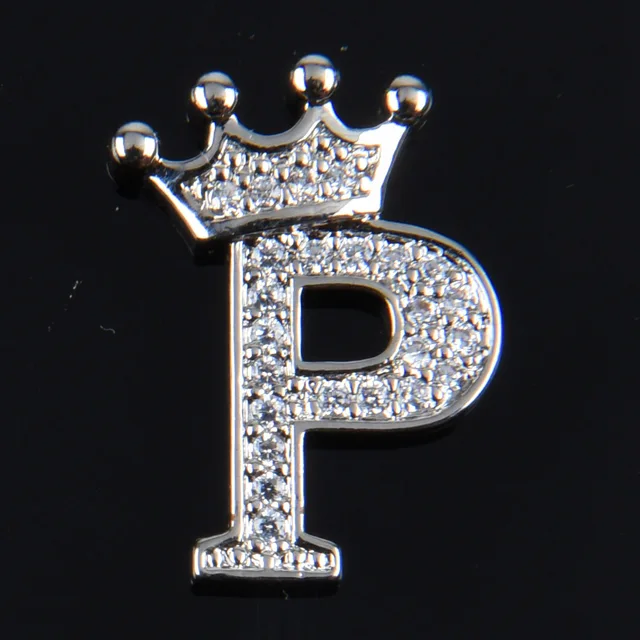 Hot Sale Metal Croc Shoe Charms Crown Letter Bling Rhinestone Shoes Decorations High Quality Butterfly Wristband Accessories g1016