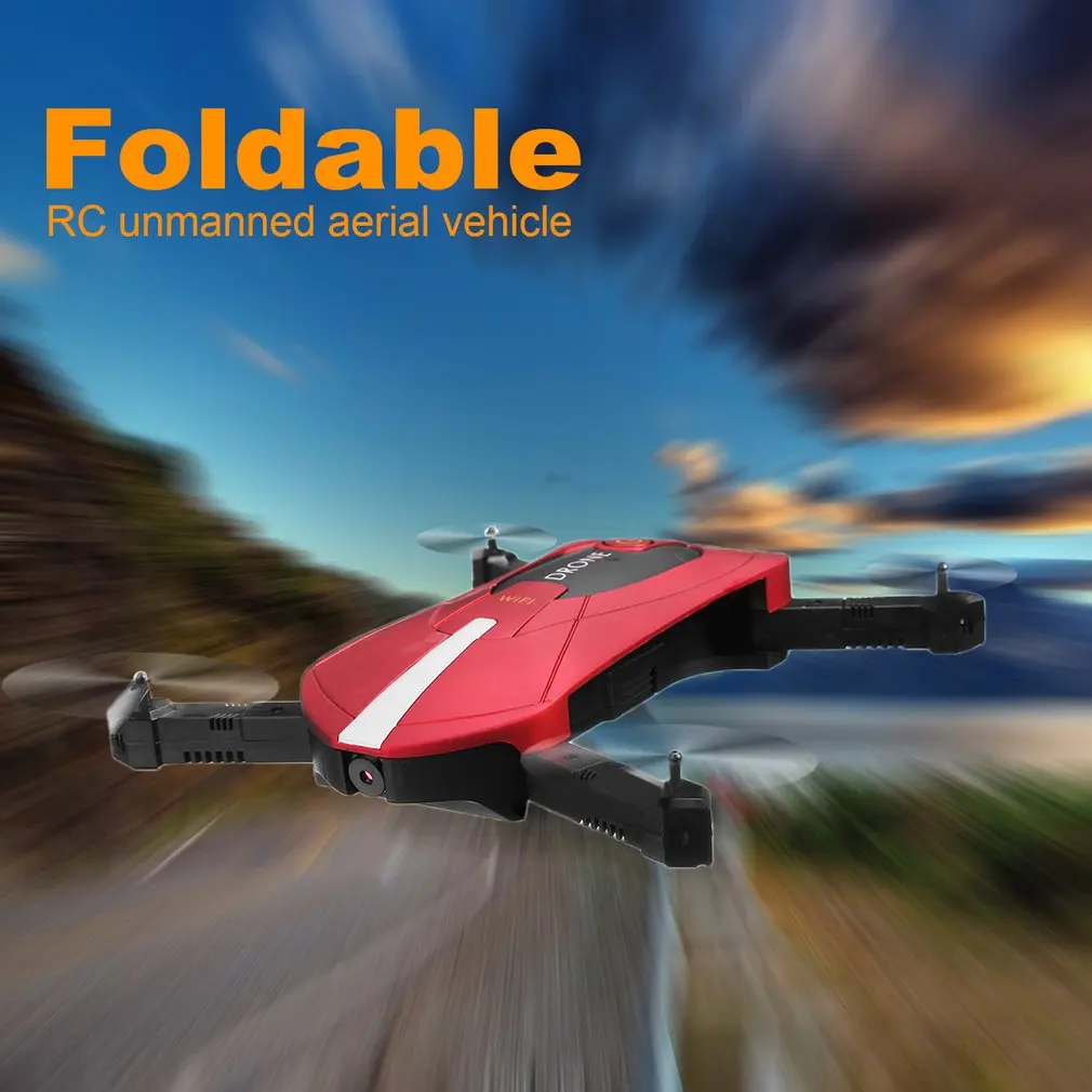 Selfie Drone Foldable Mini Helicopter Altitude Hold Headless WiFi FPV Quadcopter Folding RC Drones With High Definition Camera