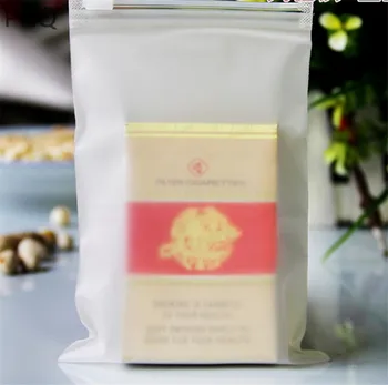 

100pcs Wholesale Large Frosted Plastic bag Clothes Zip Lock Self Sealing Bag Clothing Packaging Frosted Zipper Bags