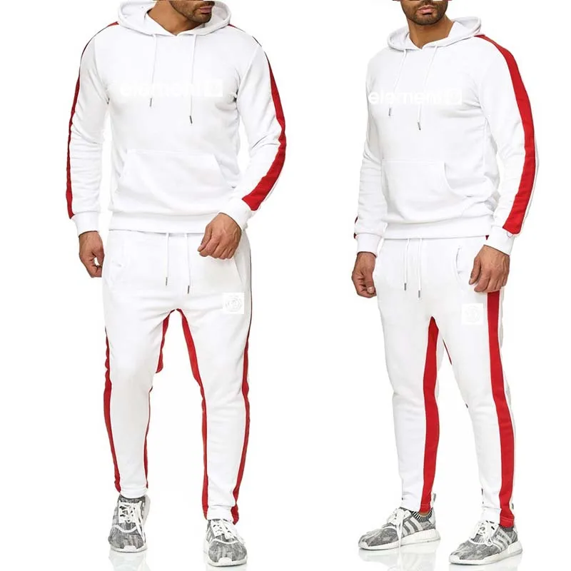 Бренд yuanhuijia, спортивный костюм, мужской костюм, костюм с капюшоном, мужская спортивная одежда, костюм для бега, мужской спортивный костюм, костюм