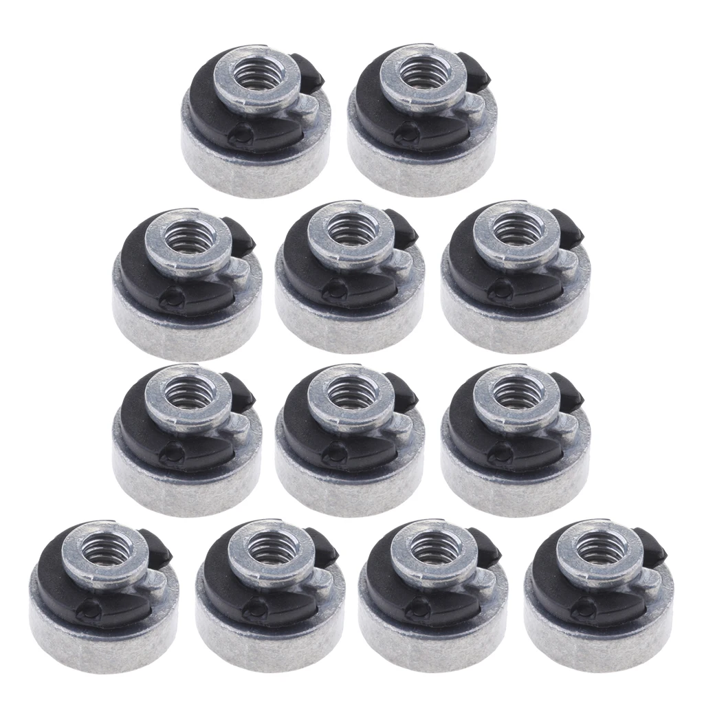 12pcs  Motorcycle Fender Seat Nut for Harley Sportster Street Bob Softail 96-17 