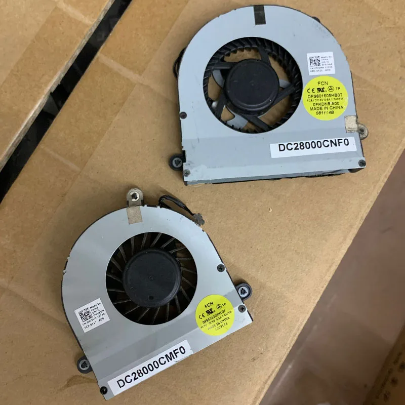 Вентилятор охлаждения для DELL ALIENWARE M17X R3 R4 R5 0XVXVH DC28000CMF0/DC2800099F0 0Y34KC 0GVHX3 DFS531205HC01 FC7U