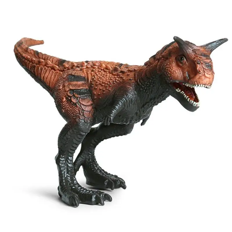 Модель Carnotaurus из ПВХ для мальчиков экшн-модель Юрского периода динозавр подарок