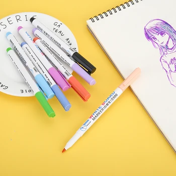 

8 Colors Whiteboard Office Meeting Marker Pen Erasable Water-based Whiteboard Marker Pens Children Art Writing Supply