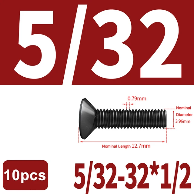 Bulloni Alta Resistenza Spalding Bulloni Esagonali Ad Alta Resistenza In Acciaio - Filettatura 7/16" E 1/2" UNC - Finitura Nero Ossido Bulloni Nero - Foto 9