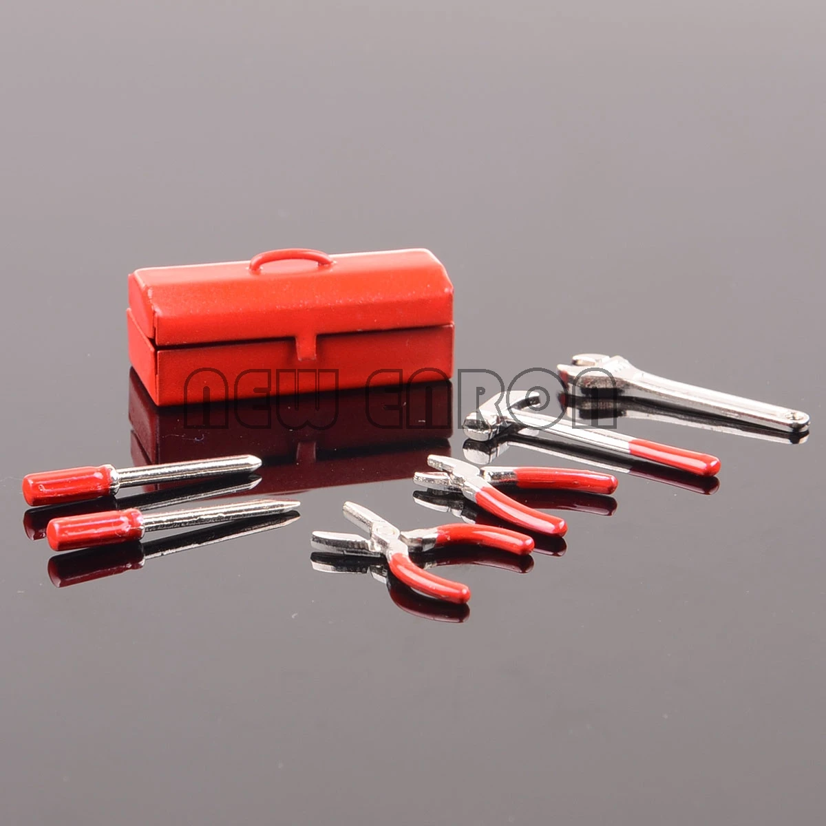 

NEW ENRON Red/BLUE Wrench Hammer Screwdriver Tool BOX FOR RC 1:10 SCX10 CC01 AX10 Rock Crawler
