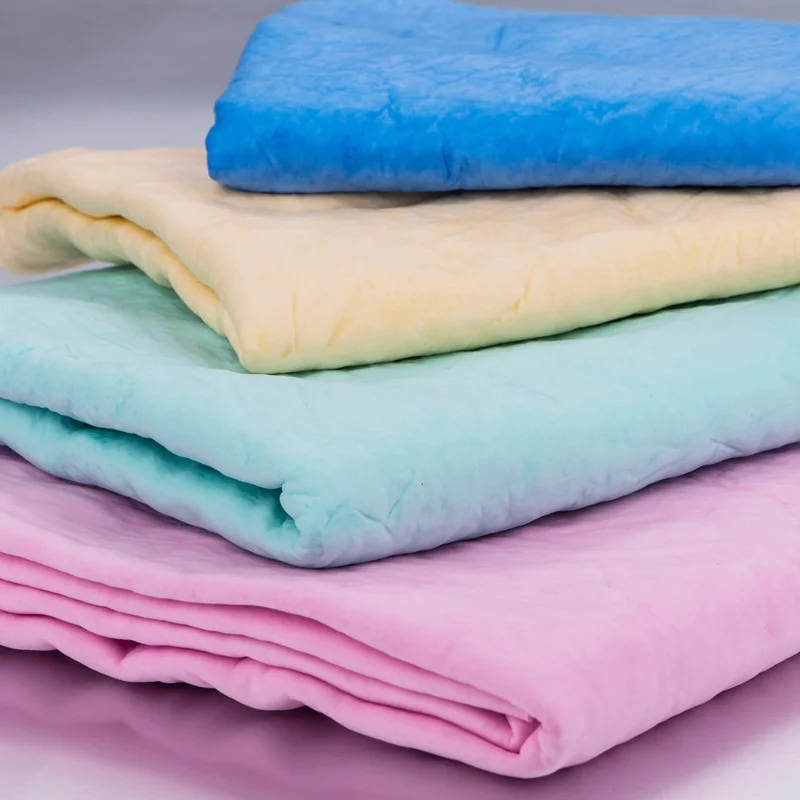 

Hair Dry Towel Cloth Absorber Soft Synthetic Lens Car Washing Cleaning Tool 30cmX40cm Synthetic Suede Towel