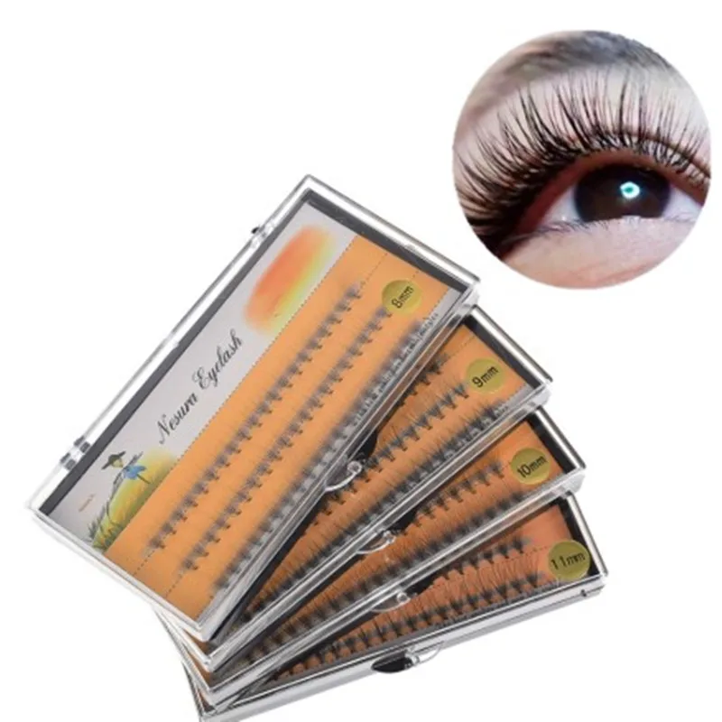 

Hot New 10D 0.07 Thickness C Curl Black Mink Individual Eyelashes Cluster False Eye Lashes Grafting Fake Extensions Tools