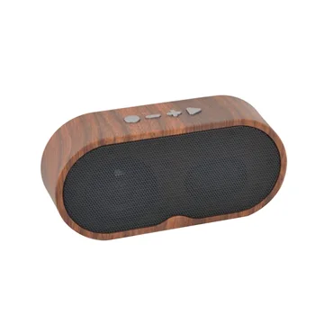 

Wood Grain Bluetooth 4.2 Speaker Wireless Stereo Subwoofer TF Card U-disk Play Music Cordless Sound Box