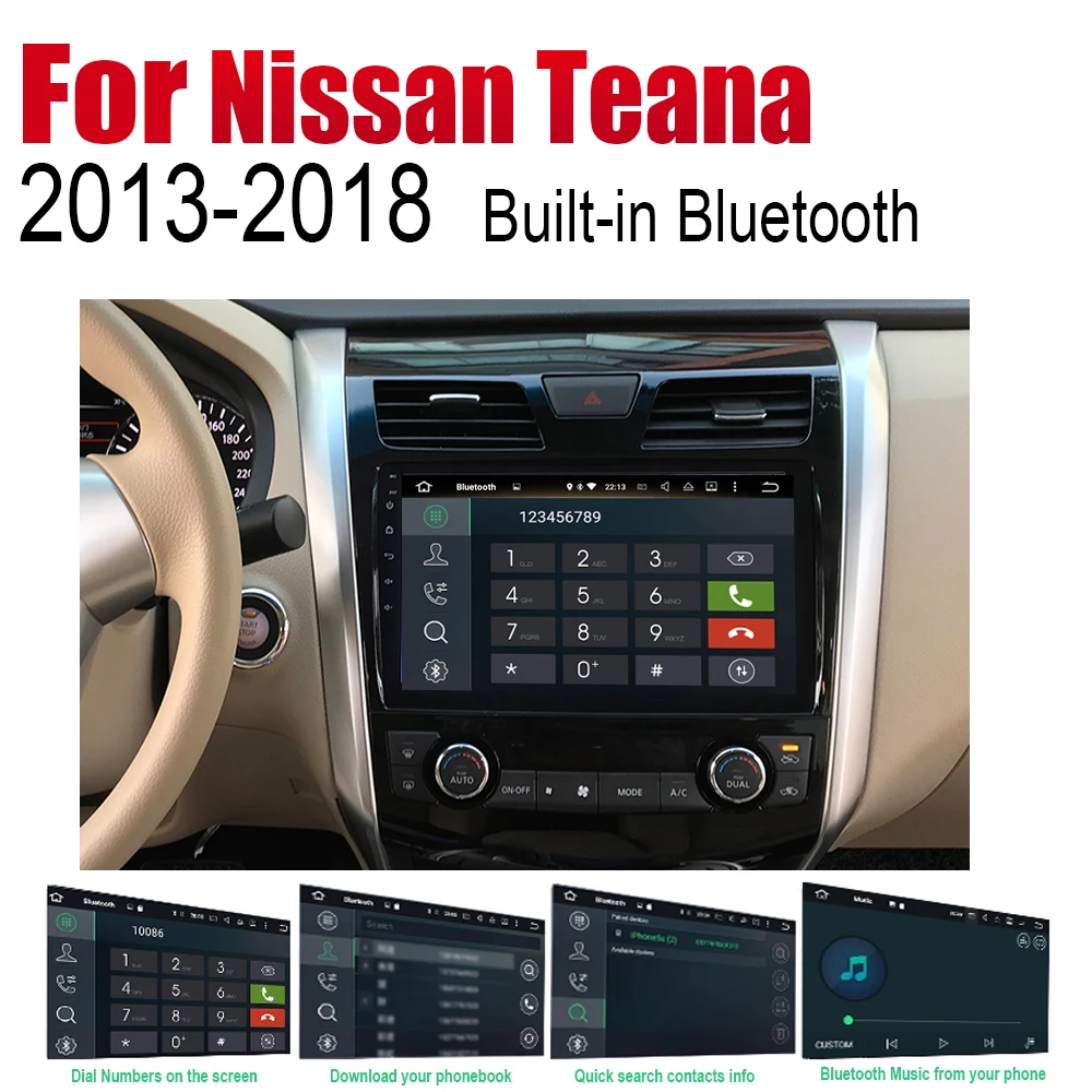 ZaiXi Android автомобильный Радио Стерео gps навигация для Nissan Teana 2013~ Bluetooth wifi 2din автомобильный Радио стерео Мультимедиа Плеер