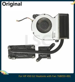 

LSC AT1590020F0 Original For HP 440 G2 450 G2 Laptop CPU Cooling Radiator Heatsink with Fan 768050-001 767433-001