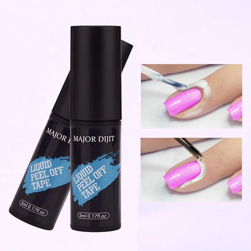 

5ml Nail Anti-overflow Glue Peel Off Easy Removing Edge Protection Non-toxic Liquid Latex Tape DIY Nail Art Polish Manicure
