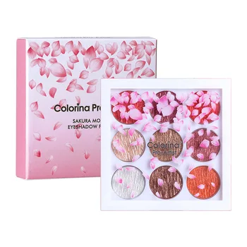 

Cherry Blossoms Pressed Palette Glitter Eyeshadow Makeup Matte Eye Shadow Pigment Palette Maquillage Facial Waterproof TSLM2