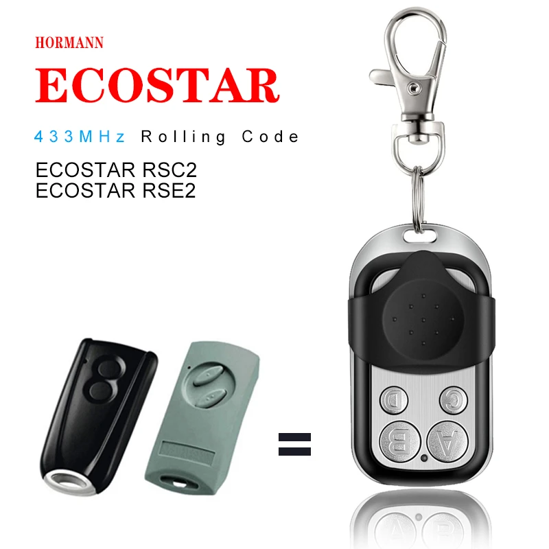Hormann EcoStar RSE2 RSC2 433Mhz Remote Control Ecostar RSC2 RSE2