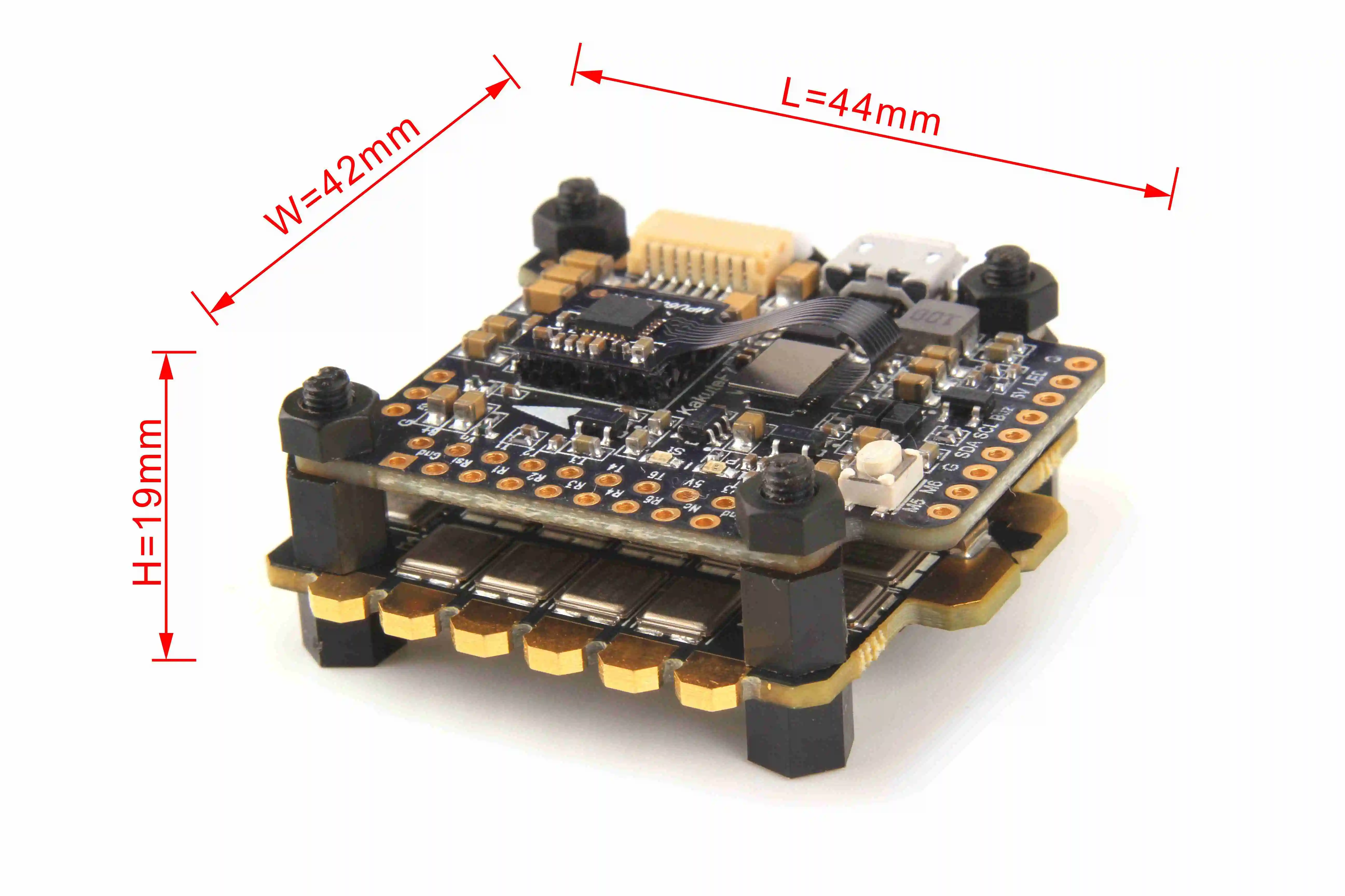42X42 мм Holybro Kakute F7 V1.5 Контроллер полета Tekko32 F3 Металл 4в1 ESC Combo для RC FPV Дрон