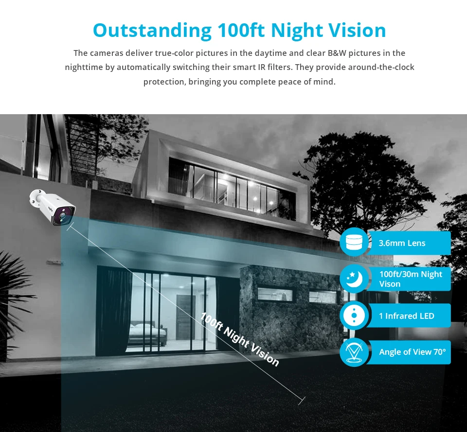 Sistema de Segurança Livre à Prova 5mp ao ar ip sem Fio Sannce Xpoe Vídeo Dwaterproof Água Visão Noturna Infravermelha Câmera Vigilância Cctv Kit 4ch 5mp 9 Cheap Sistema de vigilância